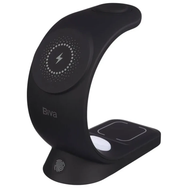 استند و شارژر وایرلس چندکاره مگنتی بیوا با امکان شارژ اپل واچ